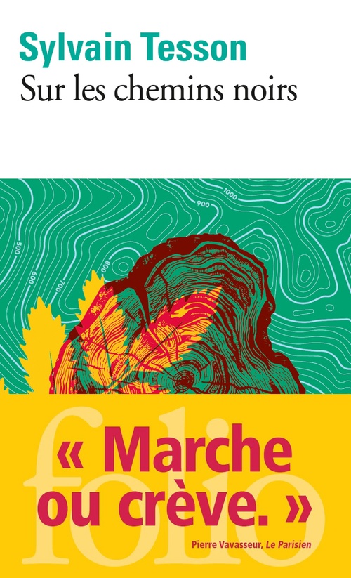 Couverture ebook de Sur les chemins noirs, de Sylvain Tesson