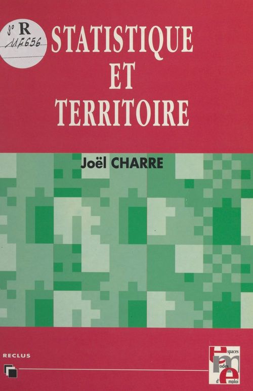 ebook cover of Statistique et territoire, by Joel Charre