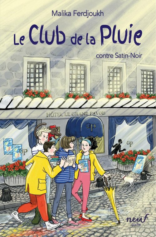 ebook cover of Le club de la pluie contre Satin-Noir, by Cati Baur, Malika Ferdjoukh