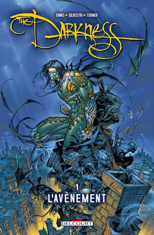 Couverture ebook de Darkness T01 - L'Avènement, de Garth Ennis, Marc Silvestri, Michael Turner