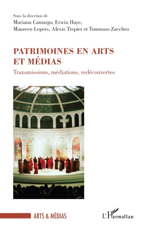 Couverture ebook de Patrimoines en arts et médias, de