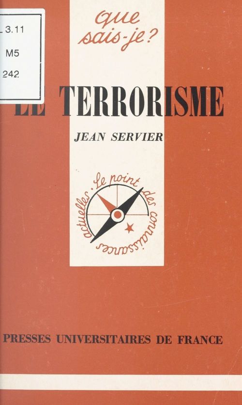 ebook cover of Le terrorisme, by Jean Servier
