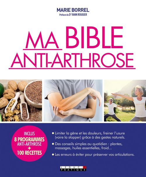 Couverture ebook de Ma Bible anti-arthrose, de Marie Borrel, Philippe Maslo