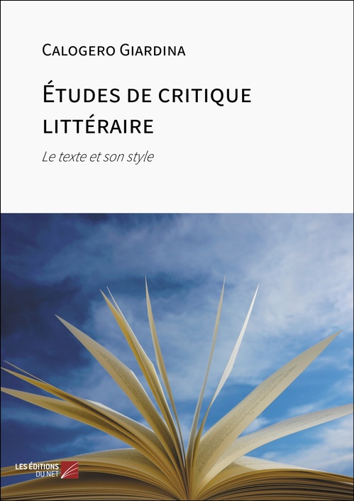 Couverture ebook de Études de critique littéraire, de Calogero Giardina