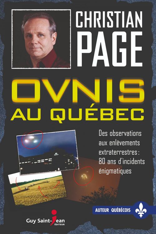 ebook cover of Ovnis au Québec, by Christian Robert Page