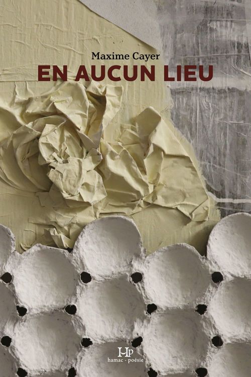 ebook cover of En aucun lieu, by Maxime Cayer