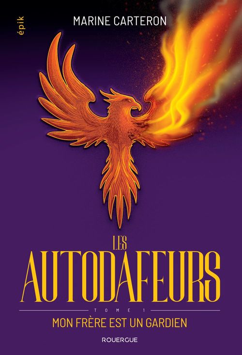Couverture ebook de Les autodafeurs - tome 1, de Marine Carteron