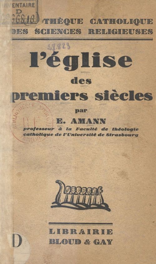 ebook cover of L'Église des premiers siècles, by Emile Amann
