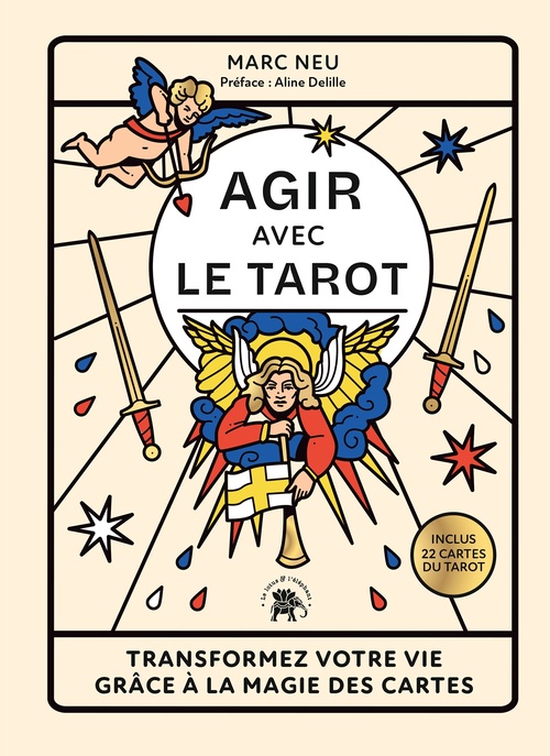 ebook cover of Agir avec le tarot, by Marc Neu