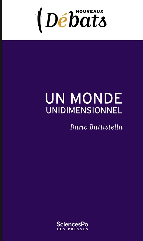 ebook cover of Un monde unidimensionnel 2e édition, by Dario Battistella
