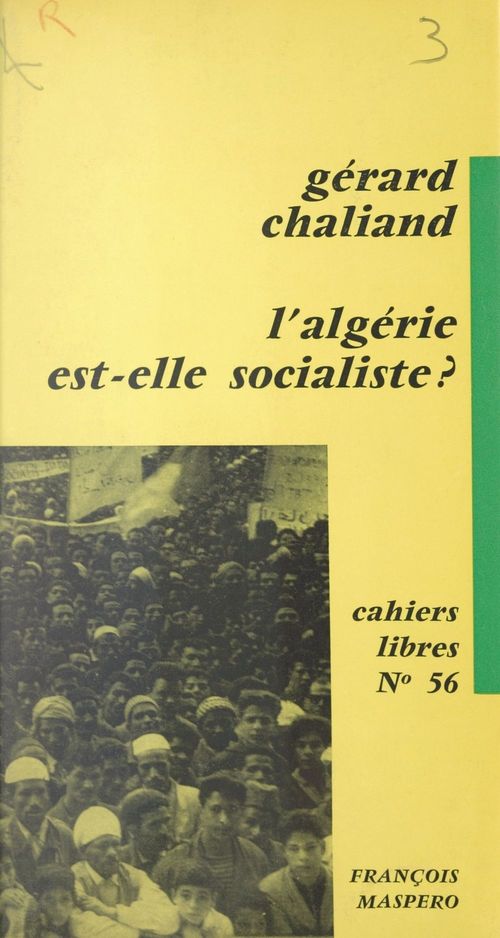 ebook cover of L'Algérie est-elle socialiste ?, by Gérard Chaliand