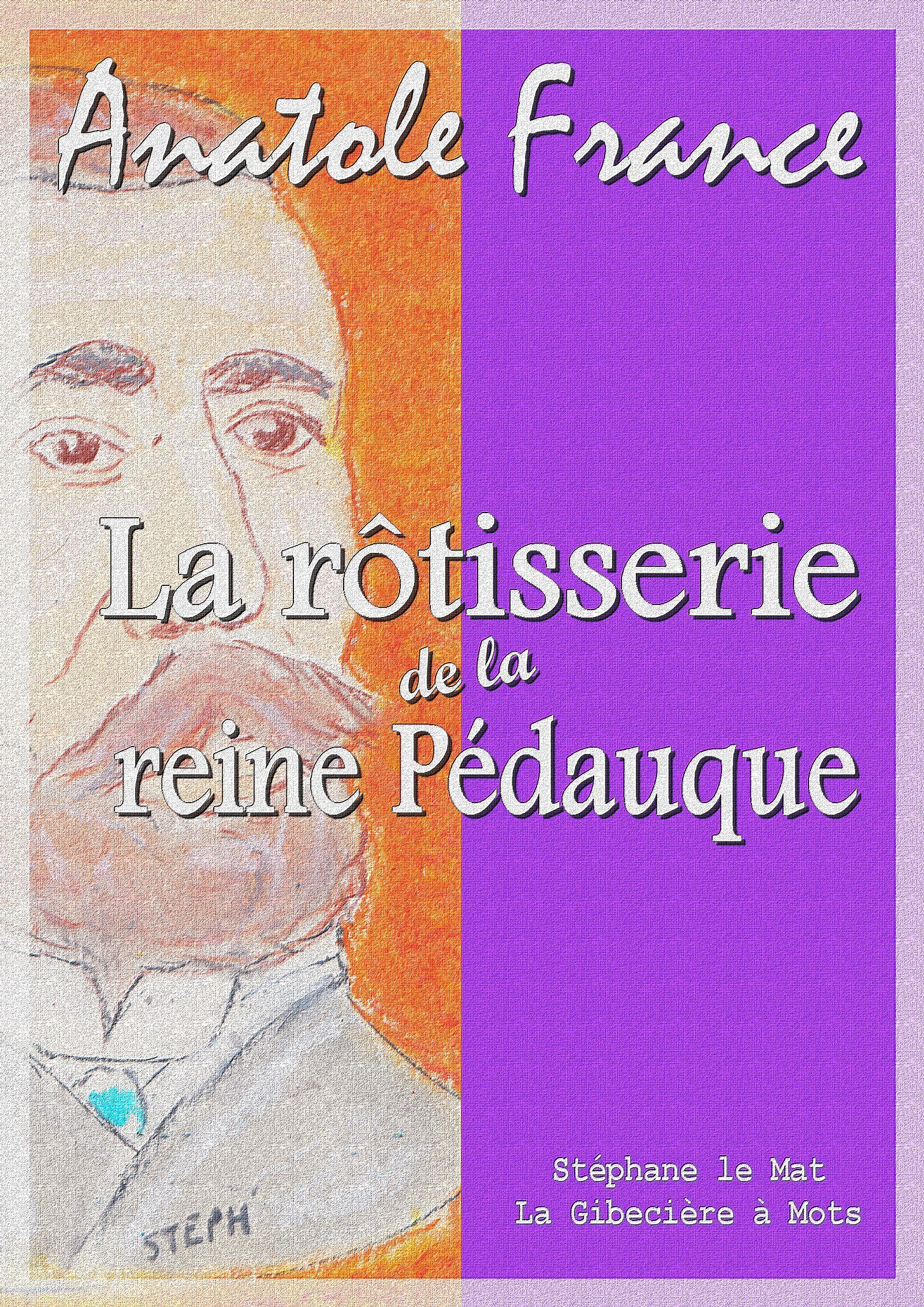 Couverture ebook de La rôtisserie de la reine Pédauque, de Anatole France
