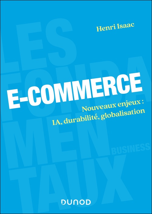 Couverture ebook de E-commerce, de Henri Isaac