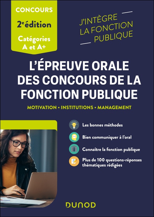 Couverture ebook de L'épreuve orale des concours de la fonction publique catégories A et A+, de Sylvie Beyssade, Frantz Badufle, Valentin Sartre