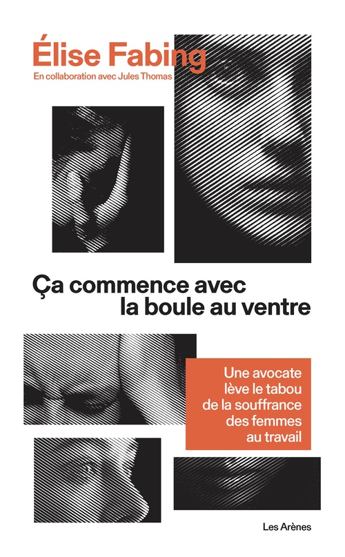 Couverture ebook de Ça commence avec la boule au ventre, de Elise Fabing