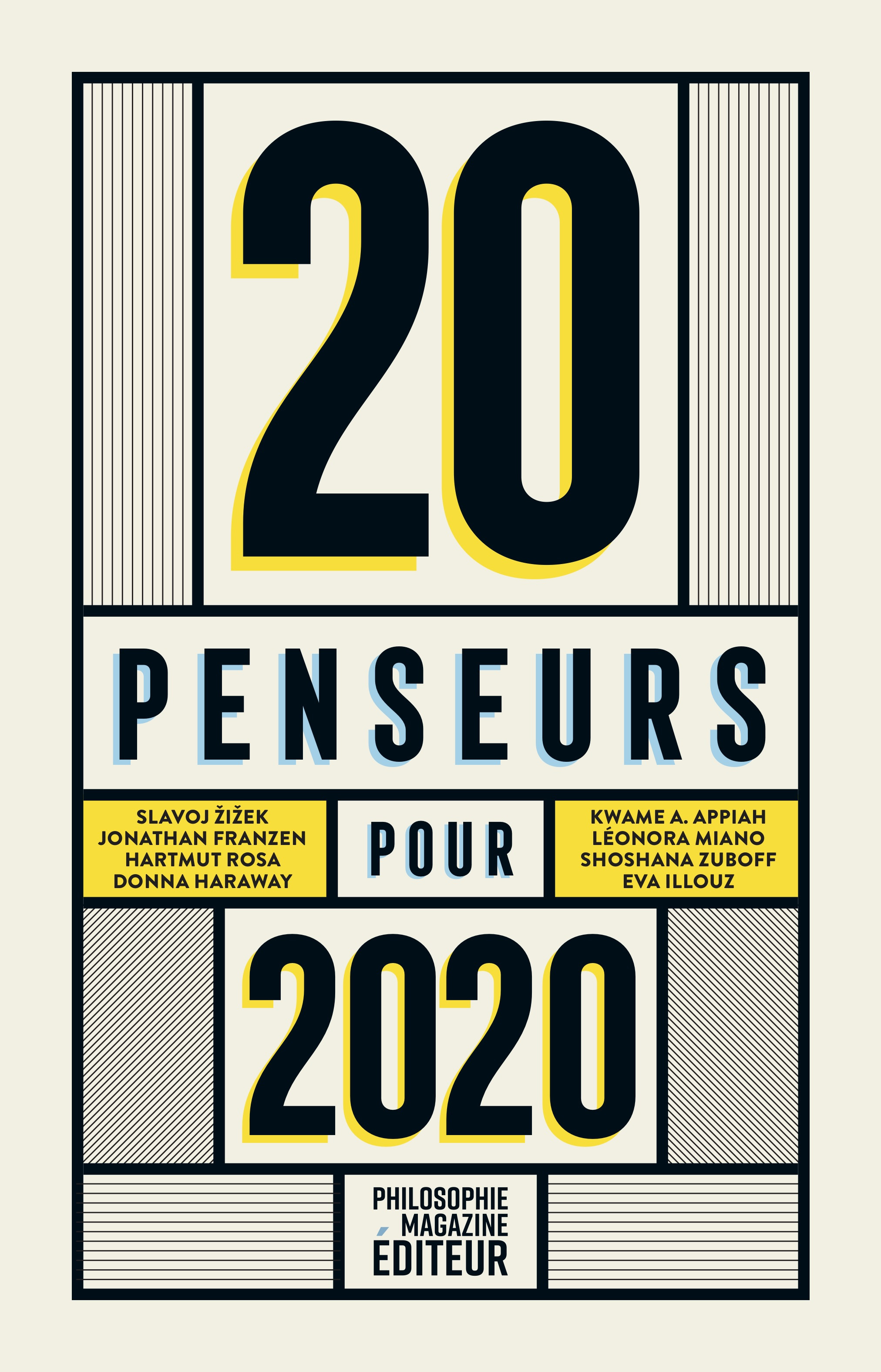 Couverture ebook de 20 penseurs pour 2020, de Julie Davidoux, Octave Larmagnac-Matheron, Martin Legros