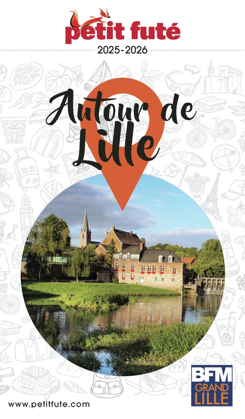 Couverture ebook de Guide Autour De Lille 2025 Petit Futé, de Collectif