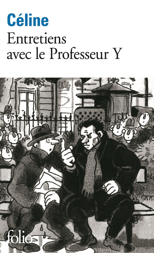 Couverture ebook de Entretiens avec le Professeur Y, de Louis-Ferdinand Céline