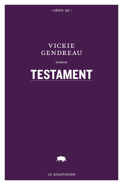 ebook cover of Testament, by Vickie Gendreau