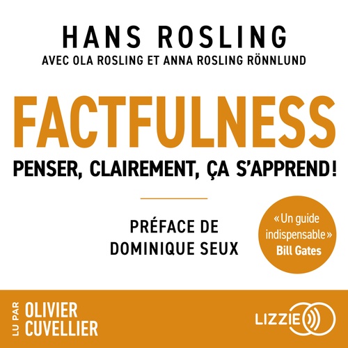 audiobook cover of Factfulness, by Hans Rosling