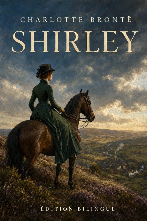 ebook cover of Shirley, by Charlotte Brontë