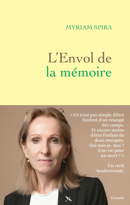 Couverture ebook de L'envol de la mémoire, de Myriam Spira