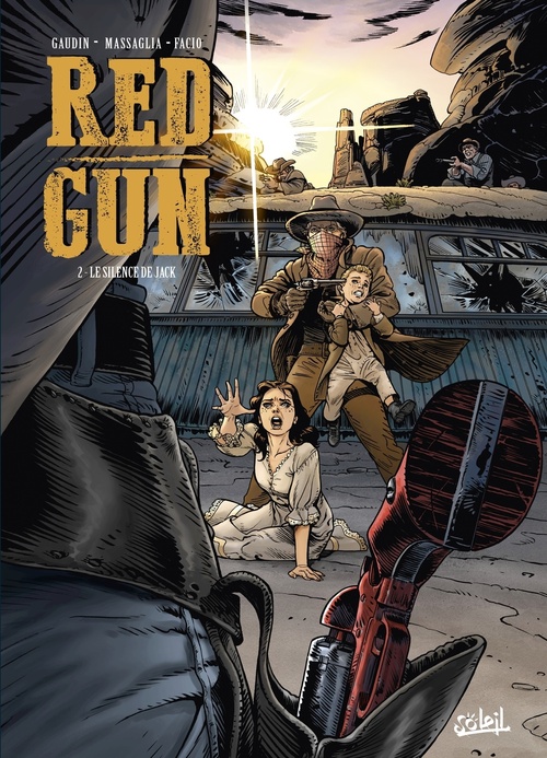 ebook cover of Red Gun T02, by Jean-Charles Gaudin