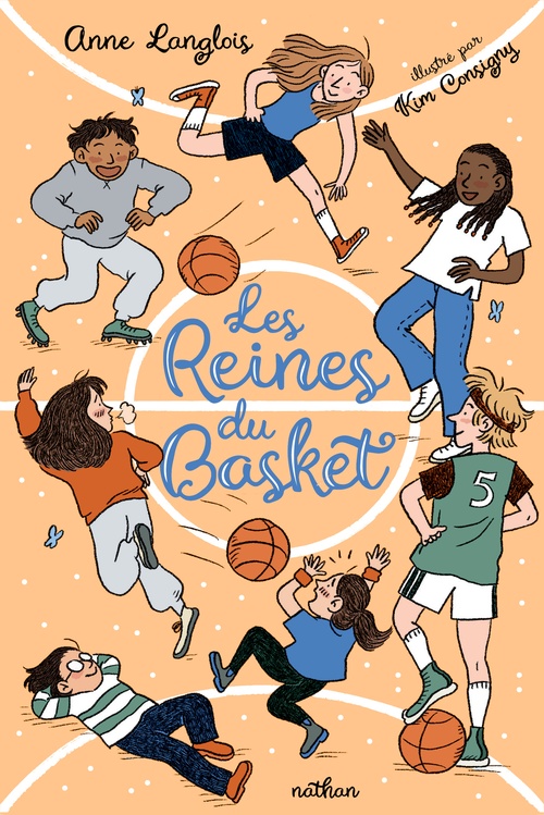 Couverture ebook de Les reines du basket, de Anne Langlois