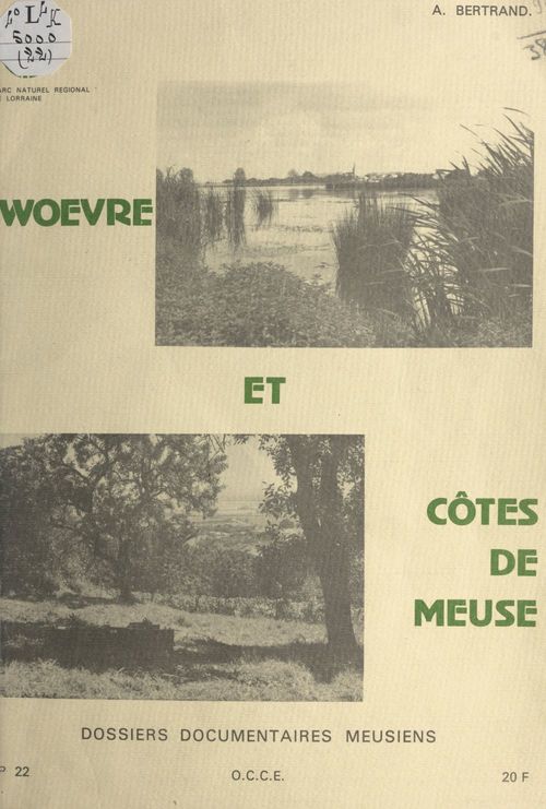 Couverture ebook de Woëvre et Côtes de Meuse, de Albert Bertrand