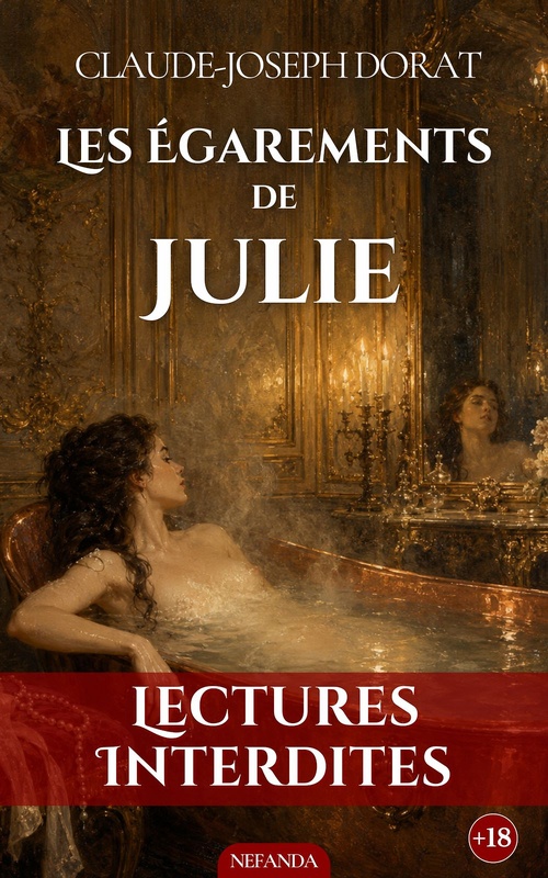 Couverture ebook de Les Égarements de Julie, de Claude-Joseph Dorat