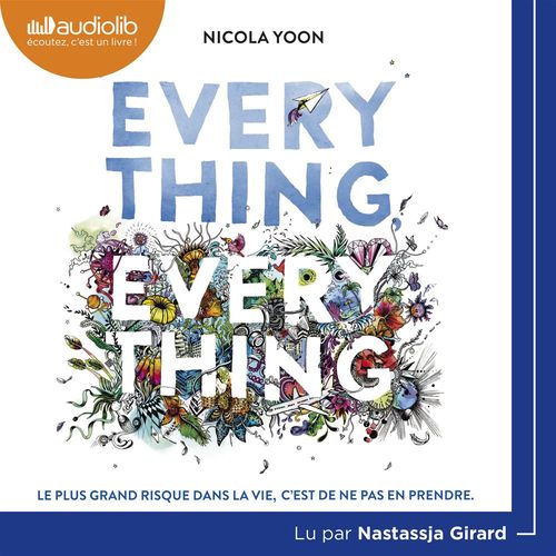 audiobook cover of Everything, Everything, by Nicola Yoon
