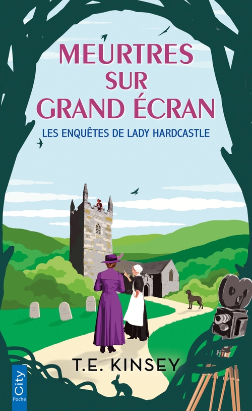 Couverture ebook de Meurtres sur grand écran, de T.E. Kinsey
