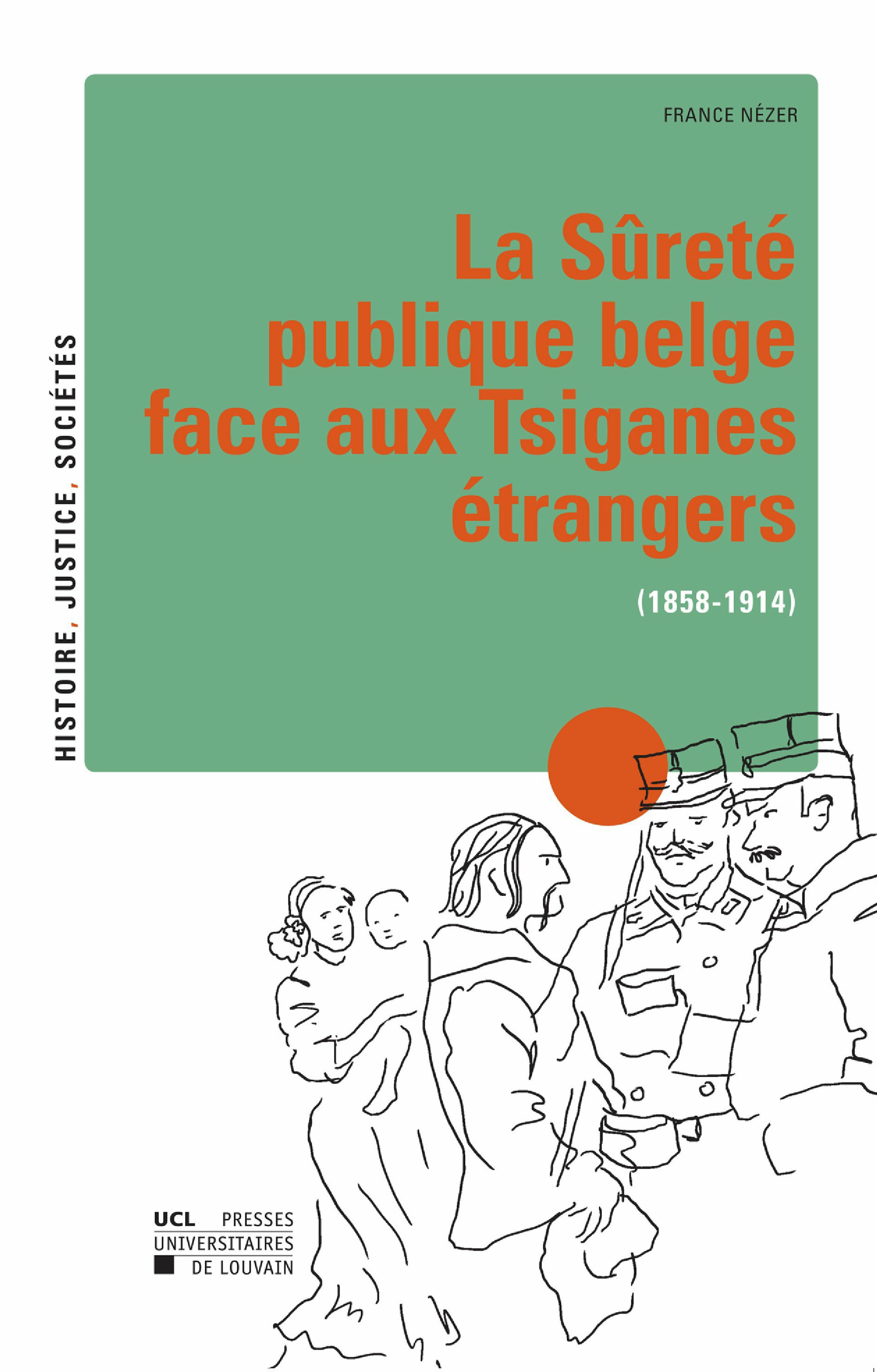 Couverture ebook de La Sûreté publique belge face aux Tsiganes étrangers, de France Nezer