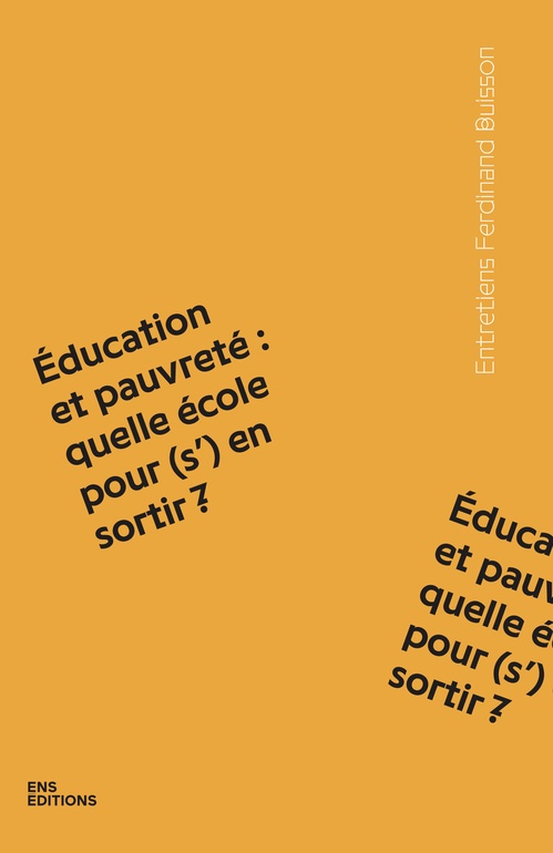 Couverture ebook de Éducation et pauvreté : quelle école pour (s´) en sortir ?, de