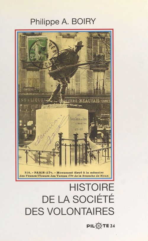 ebook cover of Histoire de la Société des volontaires, by Philippe Boiry