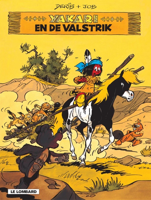 ebook cover of Yakari en de valstrik, by Job