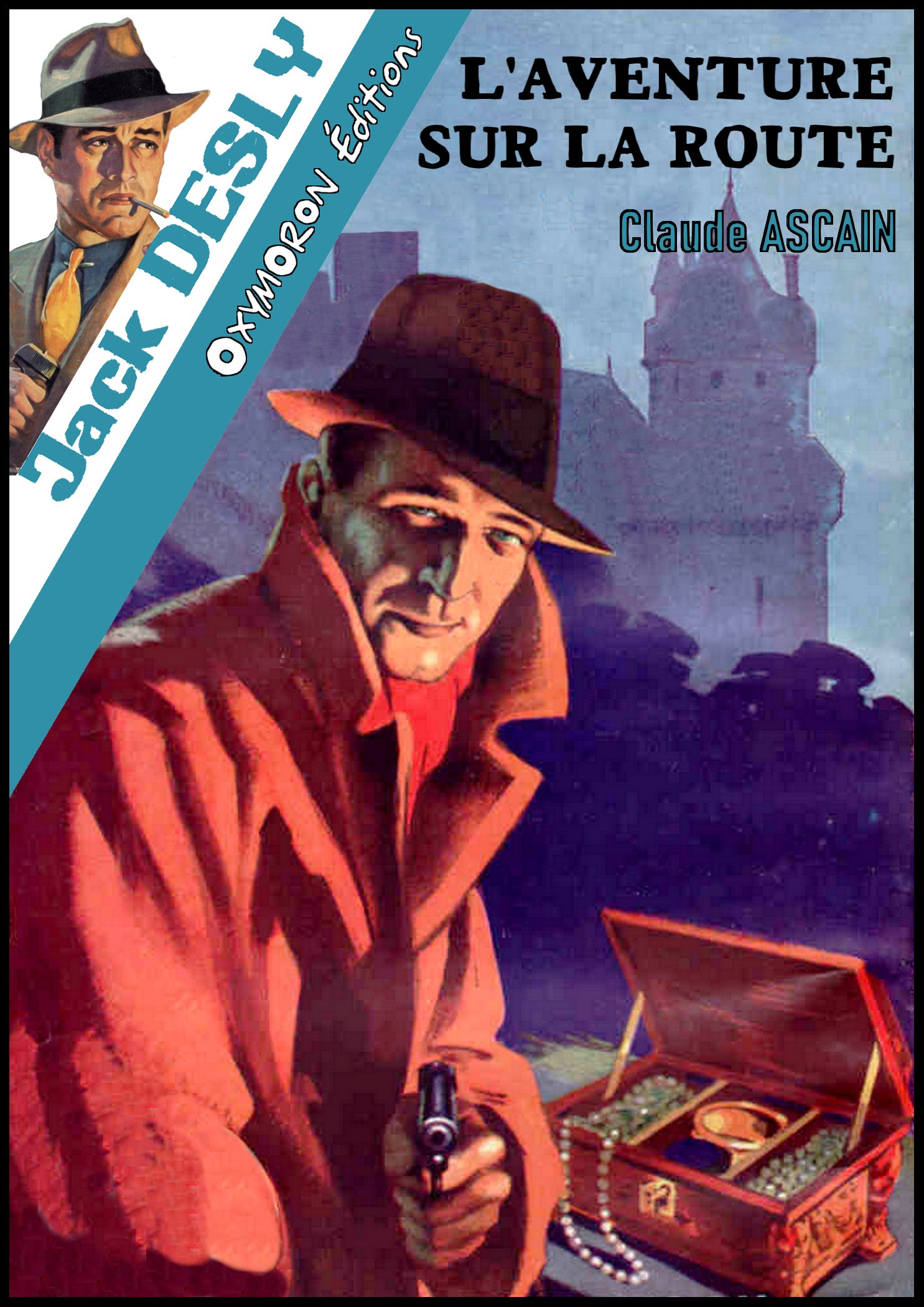 Couverture ebook de L'aventure sur la route, de Claude Ascain