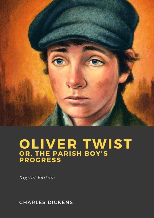 Couverture ebook de Oliver Twist, de Charles Dickens