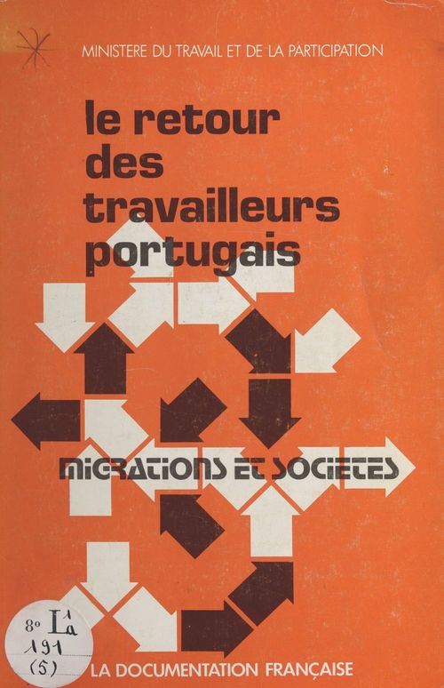 ebook cover of Le retour des travailleurs portugais, by Jean Chazal