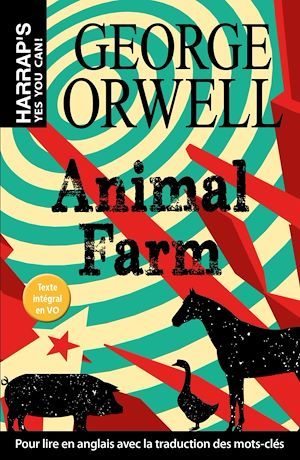 ebook cover of Animal farm, by George Orwell