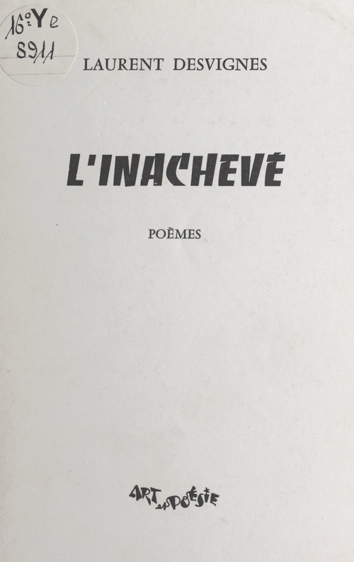 Couverture ebook de L'inachevé, de Laurent Desvignes