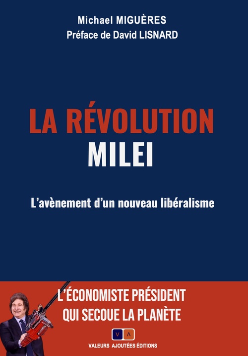 Couverture ebook de La révolution Milei, de Michael Miguères