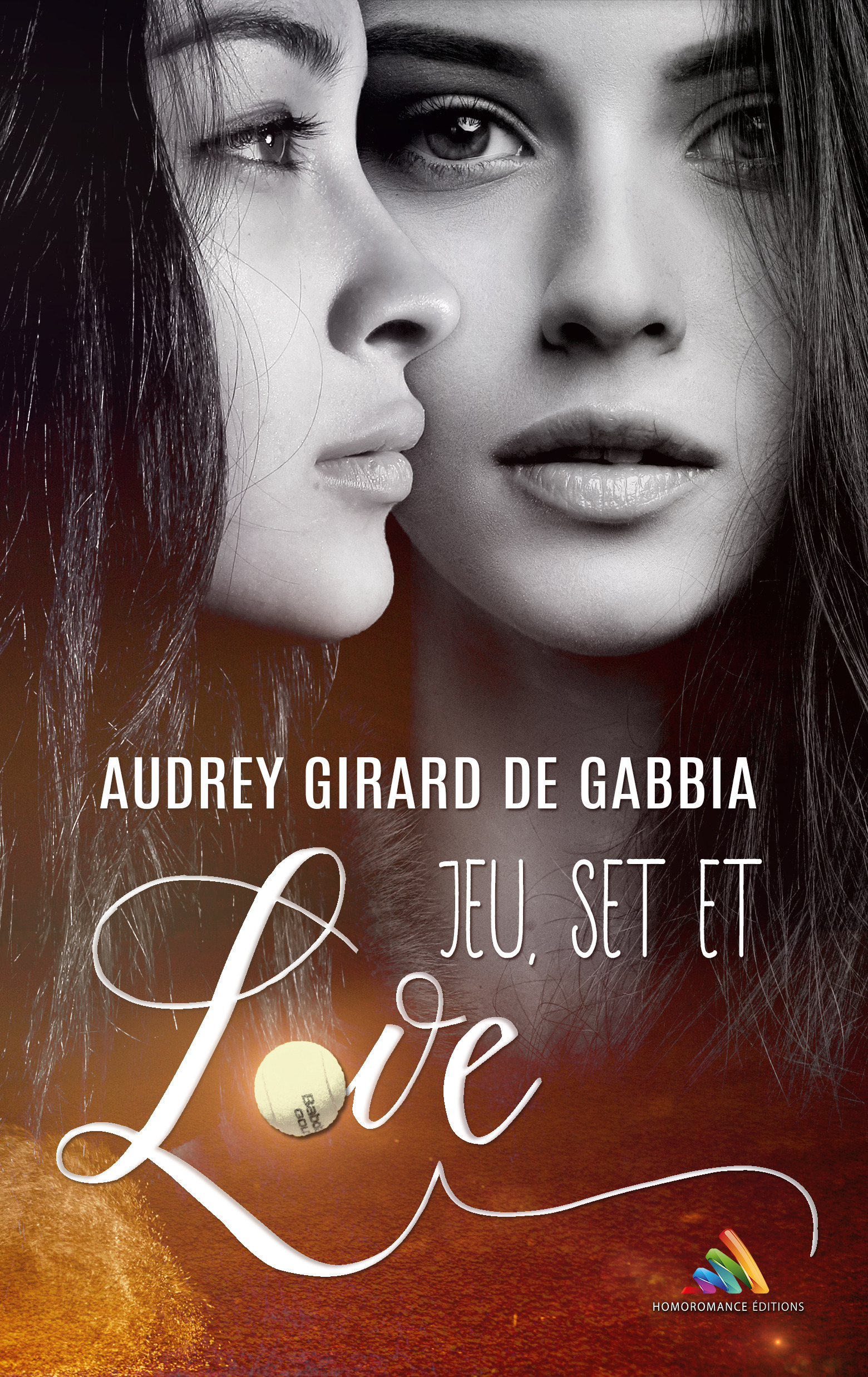 ebook cover of Jeu, set et love | Roman lesbien, livre lesbien - romance lesbienne sportive - Tennis, by Audrey Girard De Gabbia