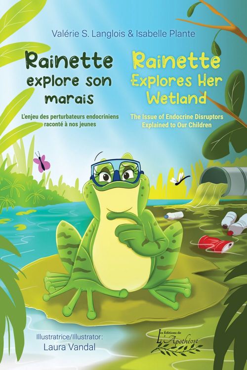 Couverture ebook de Rainette explore son marais, de Isabelle Plante, Valérie Langlois