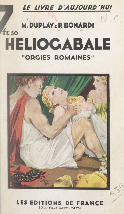 Couverture ebook de Héliogabale, de Maurice Duplay, Pierre Bonardi
