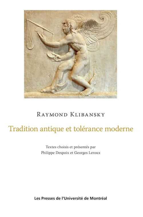 Couverture ebook de Tradition antique et tolérance moderne, de Raymond Klibansky