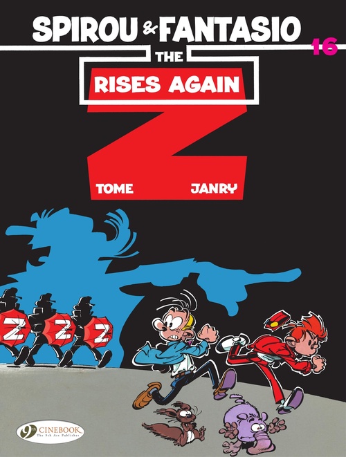 Couverture ebook de Spirou & Fantasio - Volume 16 - The Z Rises Again, de Tome, Janry