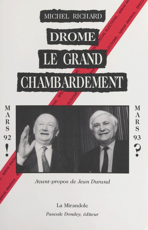Couverture ebook de Drôme, le grand chambardement, de Michel Richard