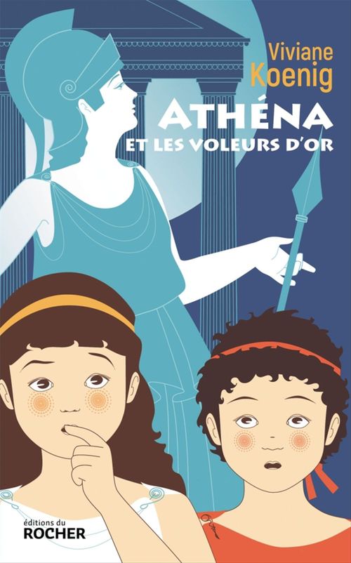 Couverture ebook de Athéna et les voleurs d'or, de Viviane Koenig