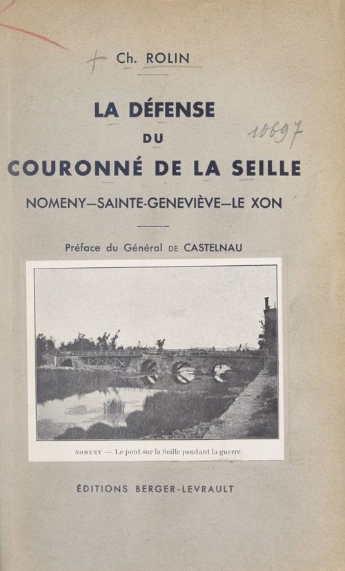 Couverture ebook de La défense du Couronné de la Seille, de Ch. Rolin